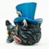 Wolf in Top Hat - Electric Blue